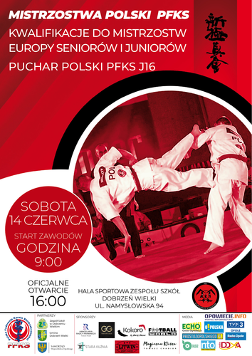 MISTRZOSTWA POLSKI PFKS - TURNIEJ KWALIFIKACYJNY DO MISTRZOSTW EUROPY SENIORÓW I JUNIORÓW PUCHAR POLSKI J16